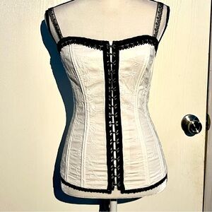 TRIPP NYC Vintage 90s White and Black Corset
A20